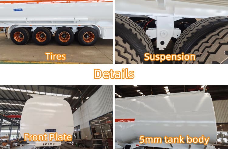 4 Axle Fuel Tanker Semi Trailer in Papua New Guinea