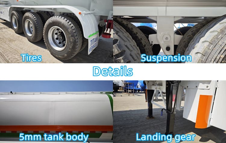 Tri Axle Fuel Tanker Trailer for Sale in Papua New Guinea Port Moresby