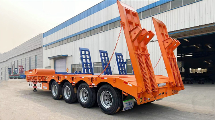 4 Axle Low Bed Trailer for Sale in Papua New Guinea Port Moresby