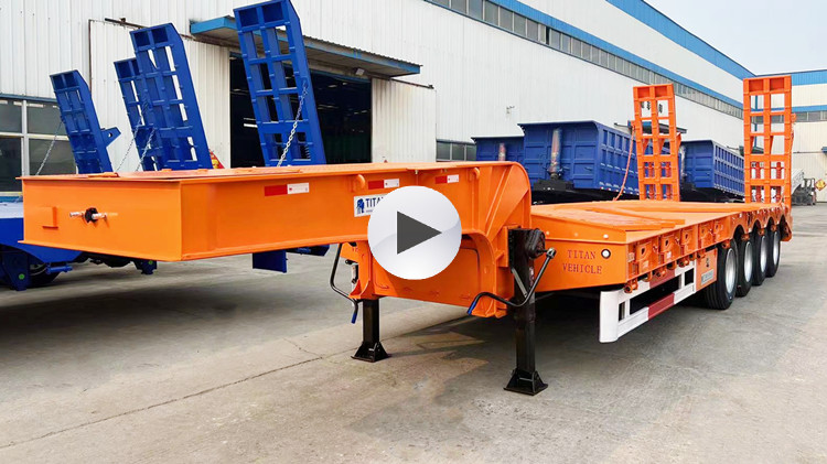 4 Axle Low Bed Trailer for Sale in Papua New Guinea Port Moresby