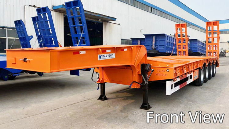 4 Axle Low Bed Trailer for Sale in Papua New Guinea Port Moresby