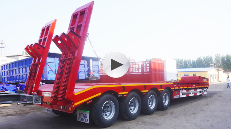 4 Axle Lowbed Trailer for Sale in Papua New Guinea