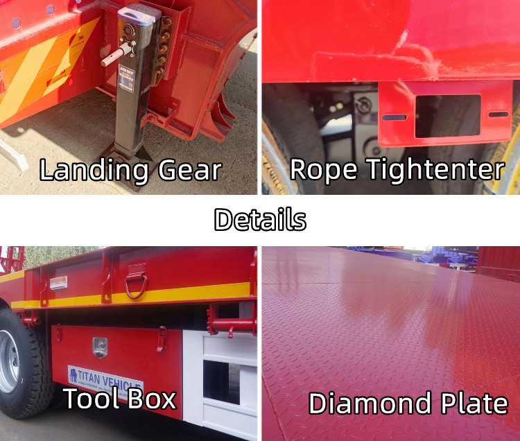 4 Axle Lowbed Trailer for Sale in Papua New Guinea