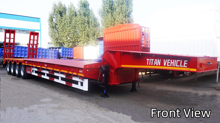 4 Axle Lowbed Trailer for Sale in Papua New Guinea 