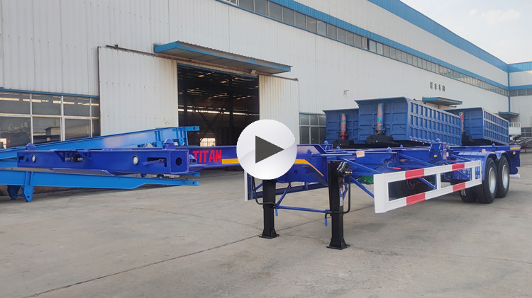 40Ft Container Chassis Trailers in Papua New Guinea Lae