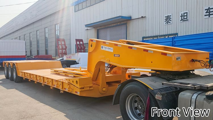 3 Axle Lowboy Gooseneck Trailer for Sale in Papua New Guinea