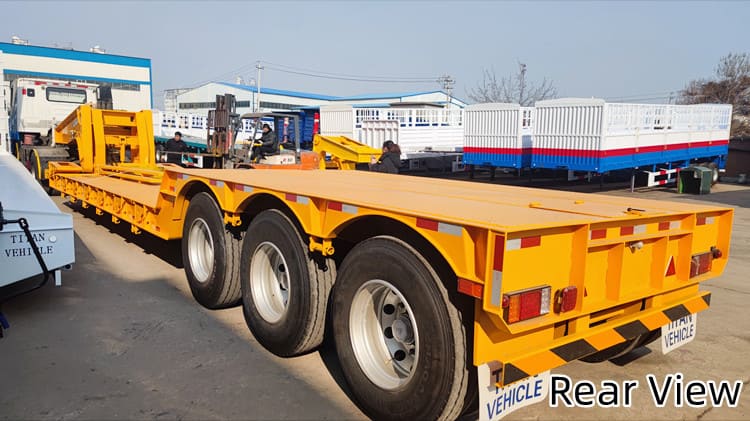 3 Axle Lowboy Gooseneck Trailer for Sale in Papua New Guinea