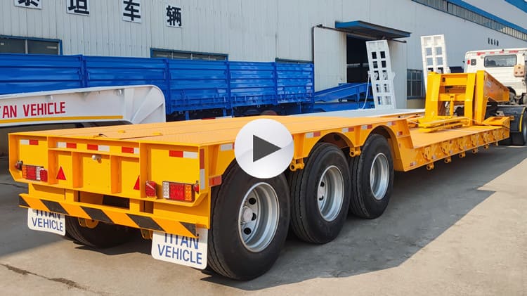 3 Axle Lowboy Gooseneck Trailer for Sale in Papua New Guinea