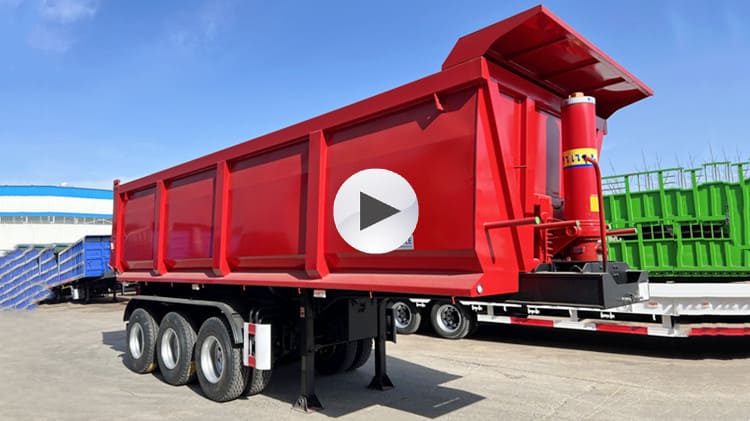 35CBM Semi Tipper Trailer for Sale in Papua New Guinea