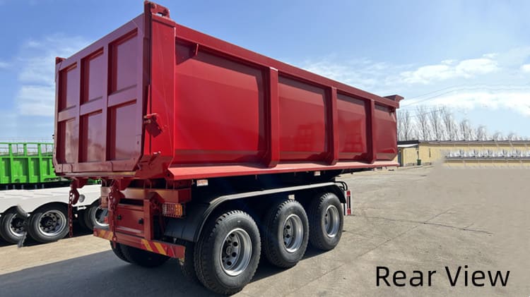 35CBM Semi Tipper Trailer for Sale in Papua New Guinea