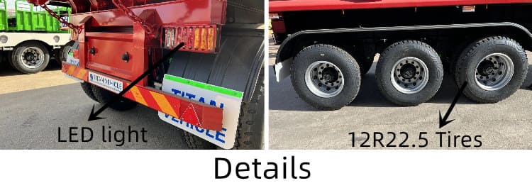 35CBM Semi Tipper Trailer for Sale in Papua New Guinea