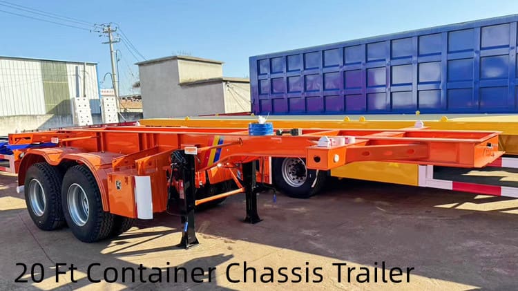 20 Ft Container Chassis Trailers for Sale in Papua New Guinea