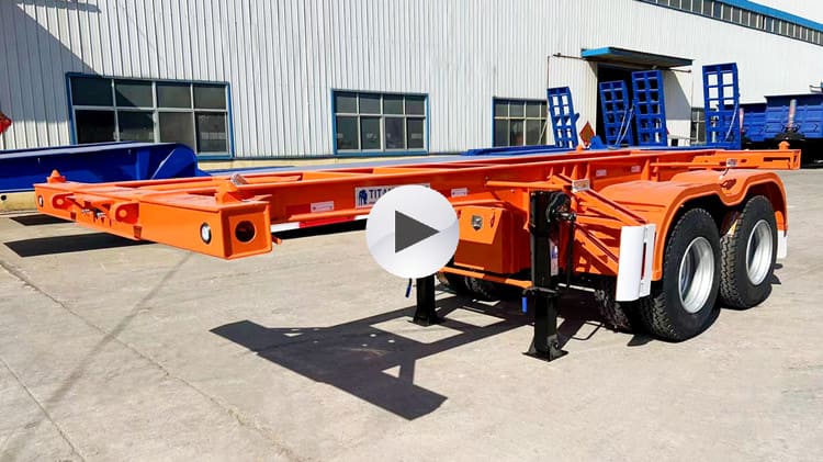 20 Ft Container Chassis Trailers for Sale in Papua New Guinea