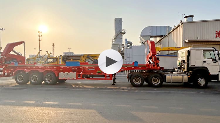 40Ft Side Loader Trailer for Sale in Papua New Guinea