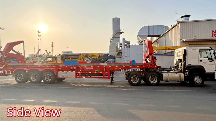 40Ft Side Loader Trailer for Sale in Papua New Guinea
