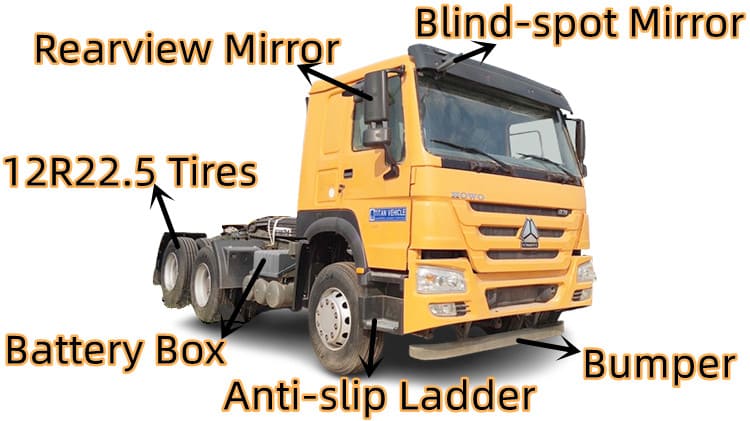 Slightly Used Howo Tractor Truck Price in Papua New Guinea