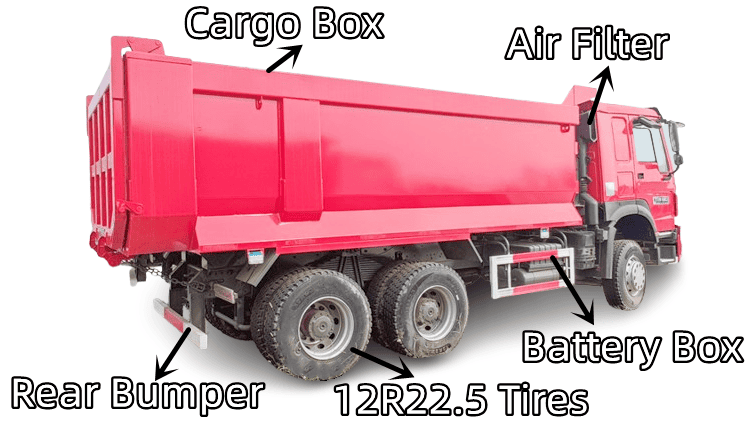 Used Howo 6x4 Dump Truck 371 for Sale in Papua New Guinea