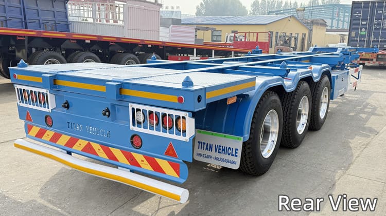 Tri Axle 40Ft Container Semi Trailers Price in Papua New Guinea