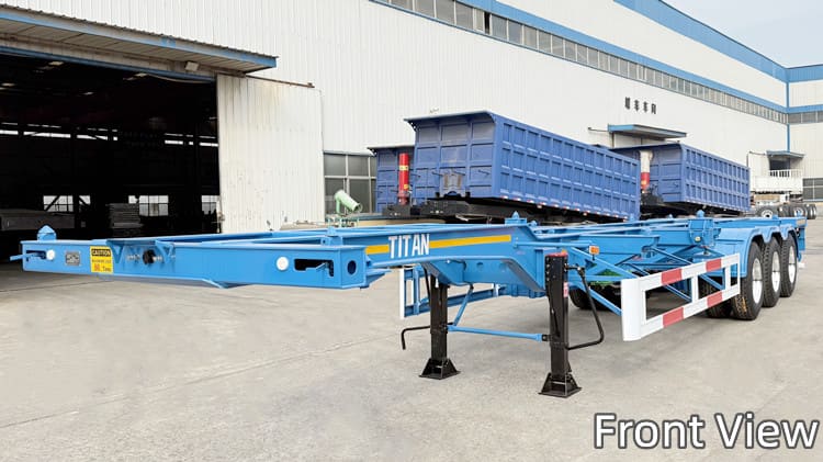 Tri Axle 40Ft Container Semi Trailers Price in Papua New Guinea