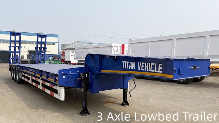 3 Axle Lowbed Trailer for Sale in Papua New Guinea