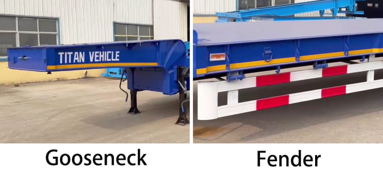 3 Axle Lowbed Trailer for Sale in Papua New Guinea