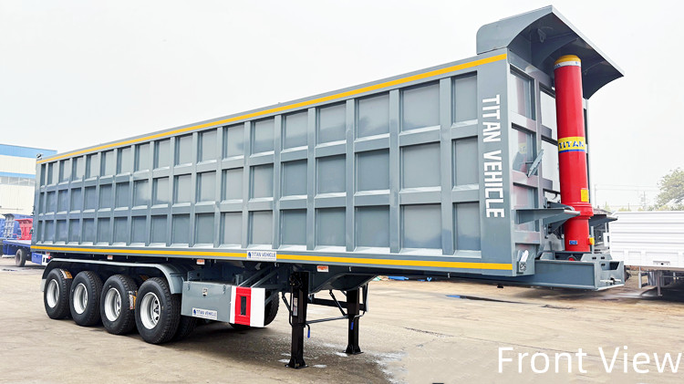 4 Axle Hydraulic Dump Trailer for Sale in Papua New Guinea
