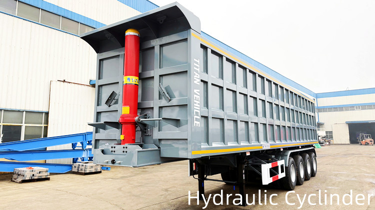 4 Axle Hydraulic Dump Trailer for Sale in Papua New Guinea