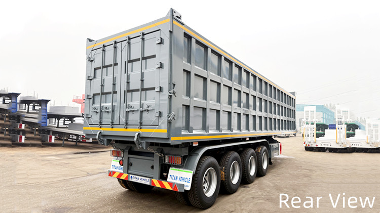 4 Axle Hydraulic Dump Trailer for Sale in Papua New Guinea