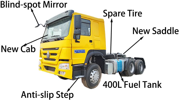 Used Sinotruk Howo Tractor Truck 2022 for Sale in Papua New Guinea
