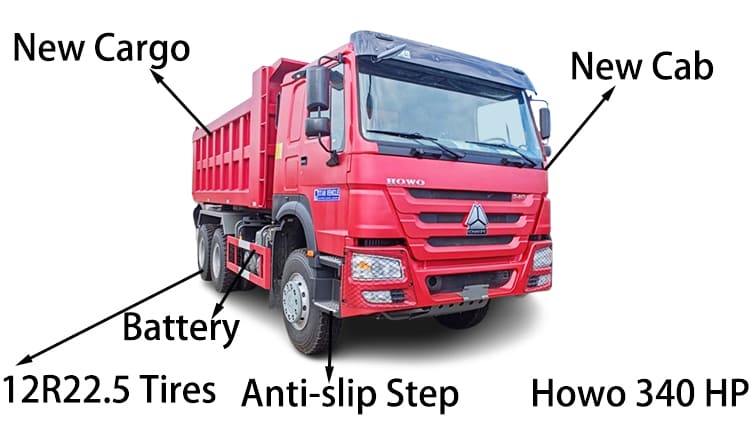 Used Howo Sinotruk 2022 Dump Truck for Sale in Papua New Guinea
