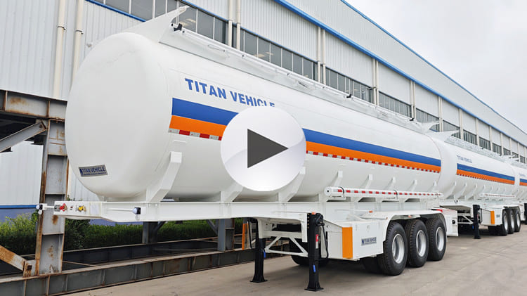 3 Axle 40000 Liters Diesel Tanker Trailers for Sale in Papua New Guinea