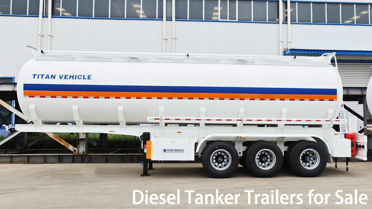 3 Axle 40000 Liters Diesel Tanker Trailers for Sale in Papua New Guinea