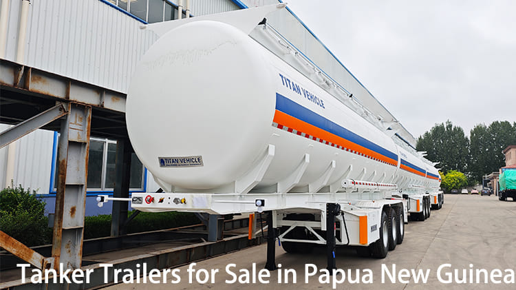 3 Axle 40000 Liters Diesel Tanker Trailers for Sale in Papua New Guinea