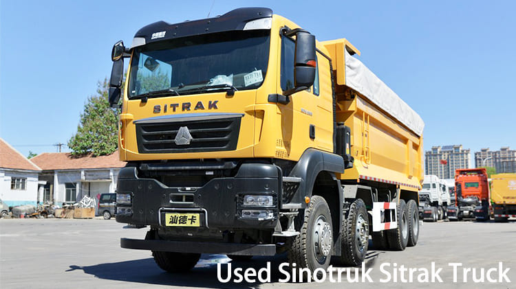 Used Sinotruk Sitrak Truck G7W 400 HP for Sale in Papua New Guinea