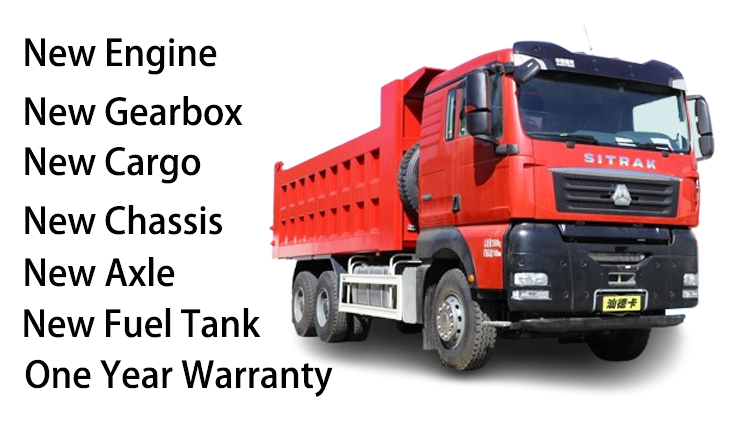 CNHTC Used Sitrak Dump Truck 6x4 for Sale in Papua New Guinea