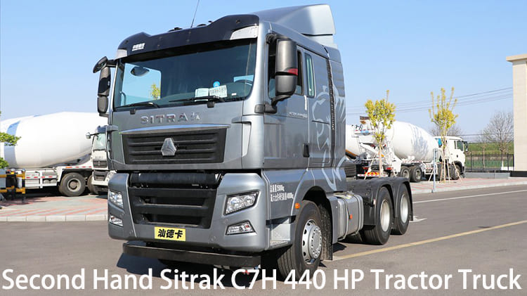 Second Hand Sitrak C7H 440 HP Tractor Truck for Sale in Papua New Guinea