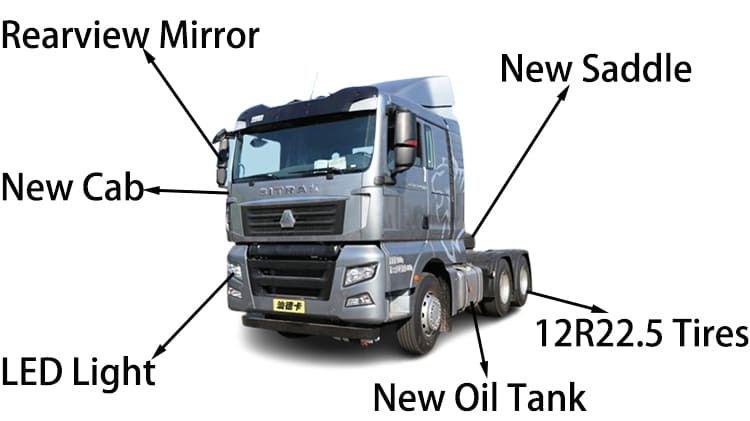 Second Hand Sitrak C7H 440 HP Tractor Truck for Sale in Papua New Guinea