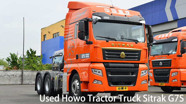 ZZ4256 Used Howo Tractor Truck Sitrak G7S for Sale in Papua New Guinea