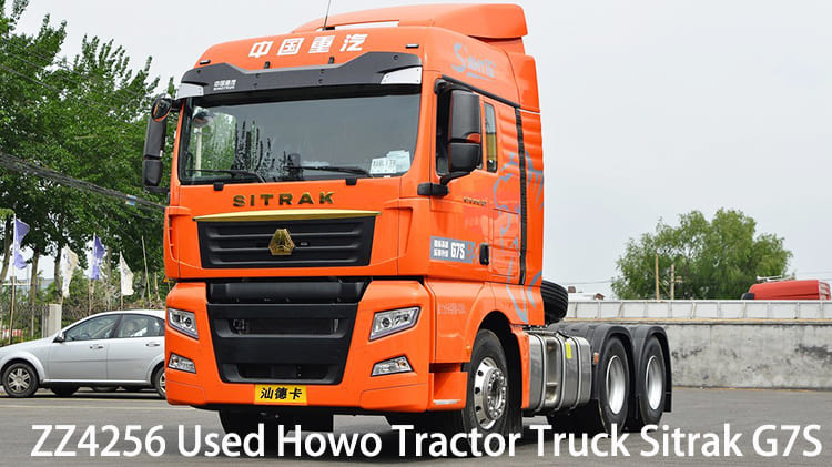 ZZ4256 Used Howo Tractor Truck Sitrak G7S for Sale in Papua New Guinea