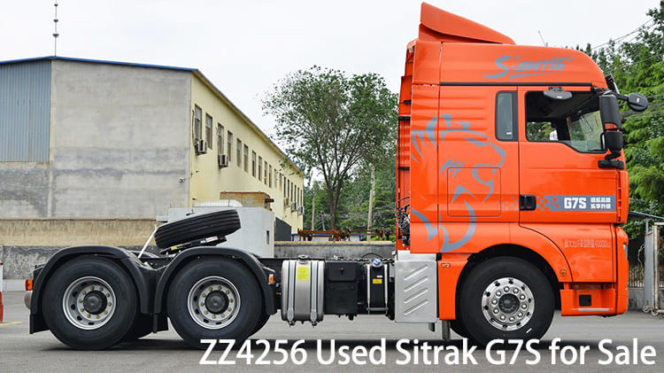 ZZ4256 Used Howo Tractor Truck Sitrak G7S for Sale in Papua New Guinea