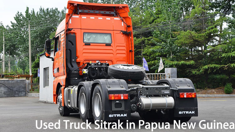 ZZ4256 Used Howo Tractor Truck Sitrak G7S for Sale in Papua New Guinea