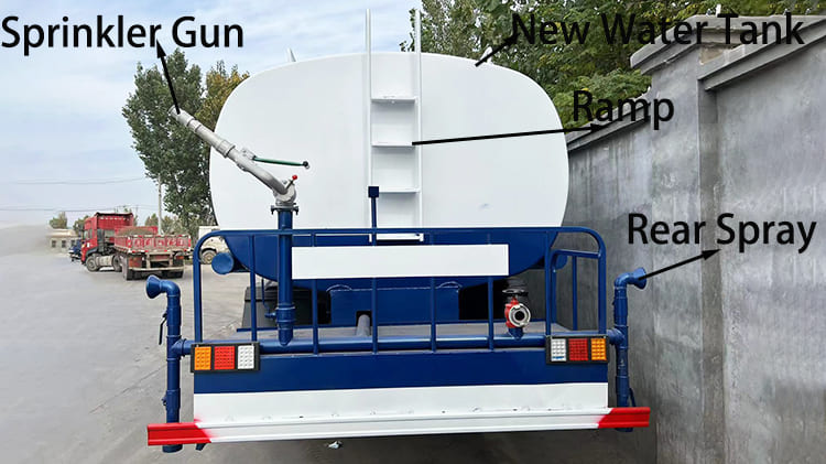 RHD 6x4 Used Howo Water Tank Truck 371 HP for Sale in Papua New Guinea
