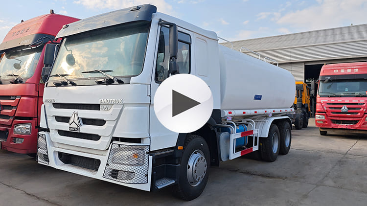 RHD Used Howo 20000L Oil Tanker Trucks for Sale in Papua New Guinea