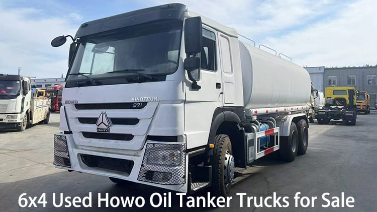 RHD Used Howo 20000L Oil Tanker Trucks for Sale in Papua New Guinea