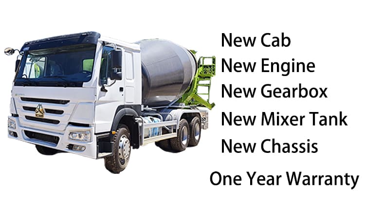 Euro 2 Used Howo Mixer Truck 6x4 for Sale in Papua New Guinea