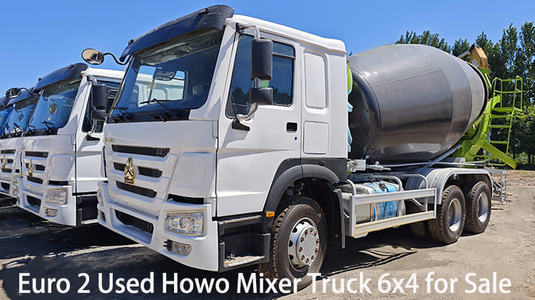Euro 2 Used Howo Mixer Truck 6x4 for Sale in Papua New Guinea