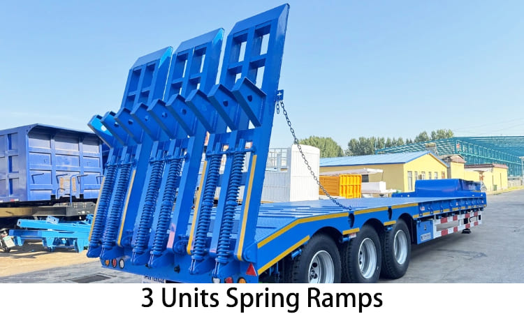3 Axle 80 Ton Low Bed Trailer for Sale in Papua New Guinea
