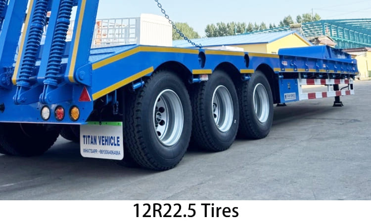 3 Axle 80 Ton Low Bed Trailer for Sale in Papua New Guinea