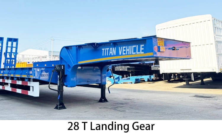 3 Axle 80 Ton Low Bed Trailer for Sale in Papua New Guinea