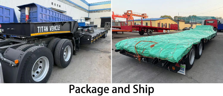2 Line 4 Axle Low Loader Trailer for Sale in Papua New Guinea